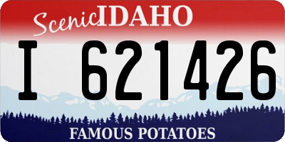 ID license plate I621426