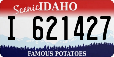 ID license plate I621427