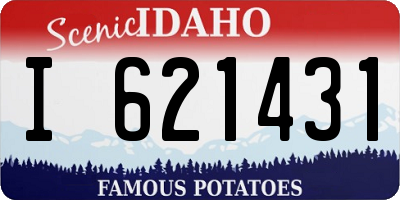 ID license plate I621431