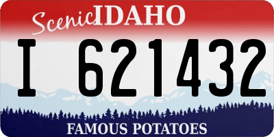 ID license plate I621432