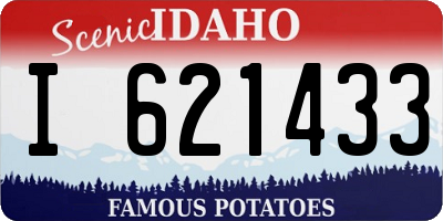 ID license plate I621433