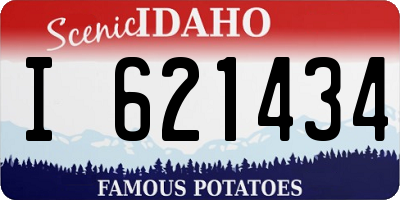 ID license plate I621434