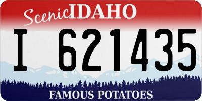 ID license plate I621435