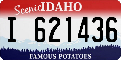 ID license plate I621436