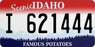 ID license plate I621444