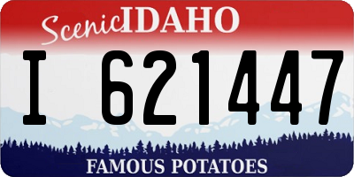 ID license plate I621447