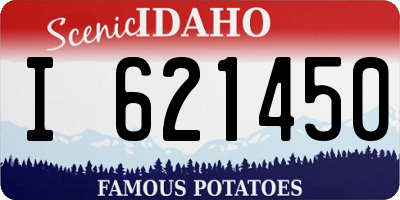 ID license plate I621450