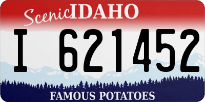 ID license plate I621452