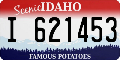 ID license plate I621453
