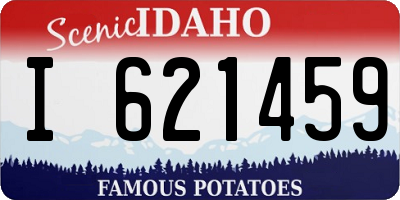 ID license plate I621459