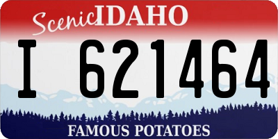 ID license plate I621464