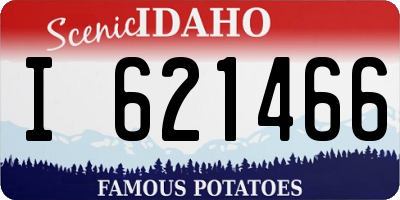 ID license plate I621466