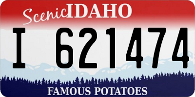 ID license plate I621474