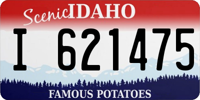 ID license plate I621475