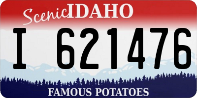 ID license plate I621476