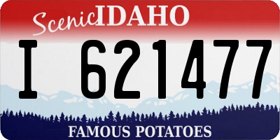 ID license plate I621477