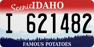 ID license plate I621482