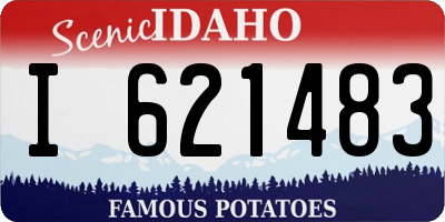 ID license plate I621483