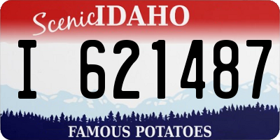 ID license plate I621487