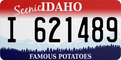 ID license plate I621489