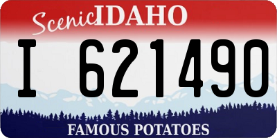 ID license plate I621490