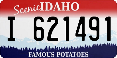 ID license plate I621491
