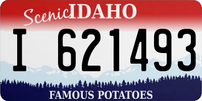 ID license plate I621493