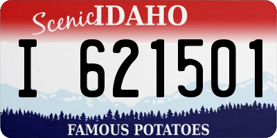 ID license plate I621501