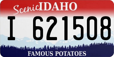 ID license plate I621508