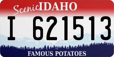 ID license plate I621513