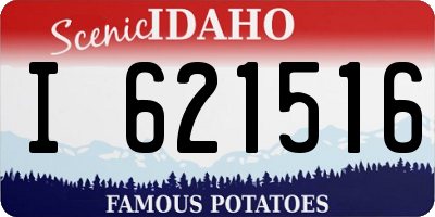 ID license plate I621516