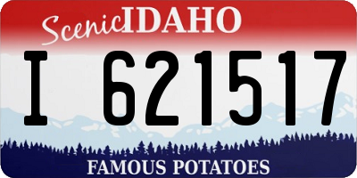 ID license plate I621517