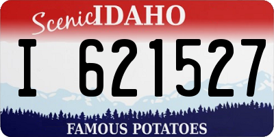 ID license plate I621527