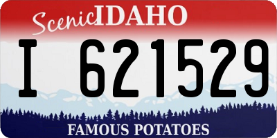 ID license plate I621529