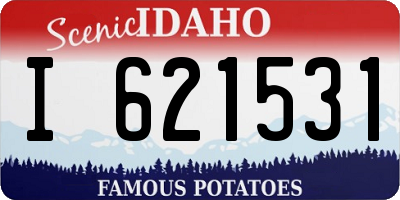 ID license plate I621531