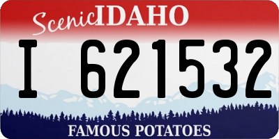 ID license plate I621532