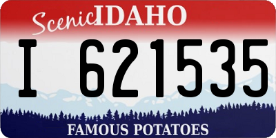 ID license plate I621535