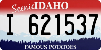 ID license plate I621537