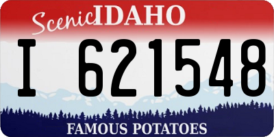 ID license plate I621548