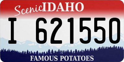 ID license plate I621550