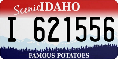 ID license plate I621556