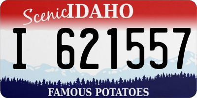 ID license plate I621557