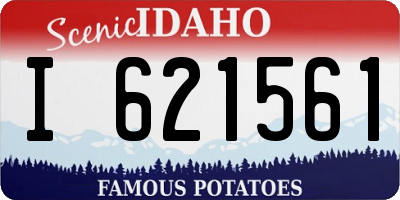 ID license plate I621561
