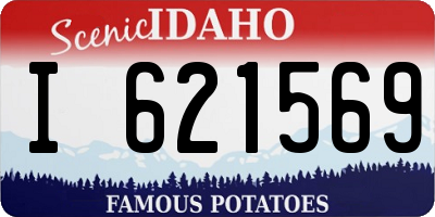 ID license plate I621569