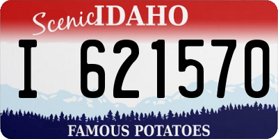 ID license plate I621570