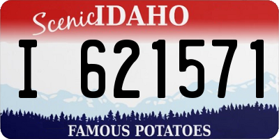 ID license plate I621571