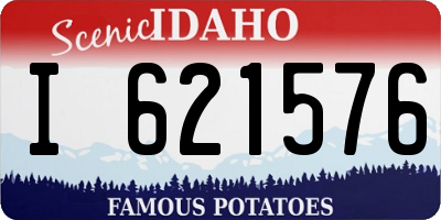 ID license plate I621576