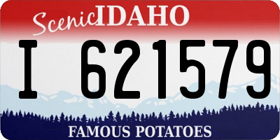 ID license plate I621579