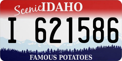 ID license plate I621586