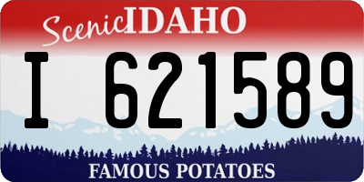 ID license plate I621589